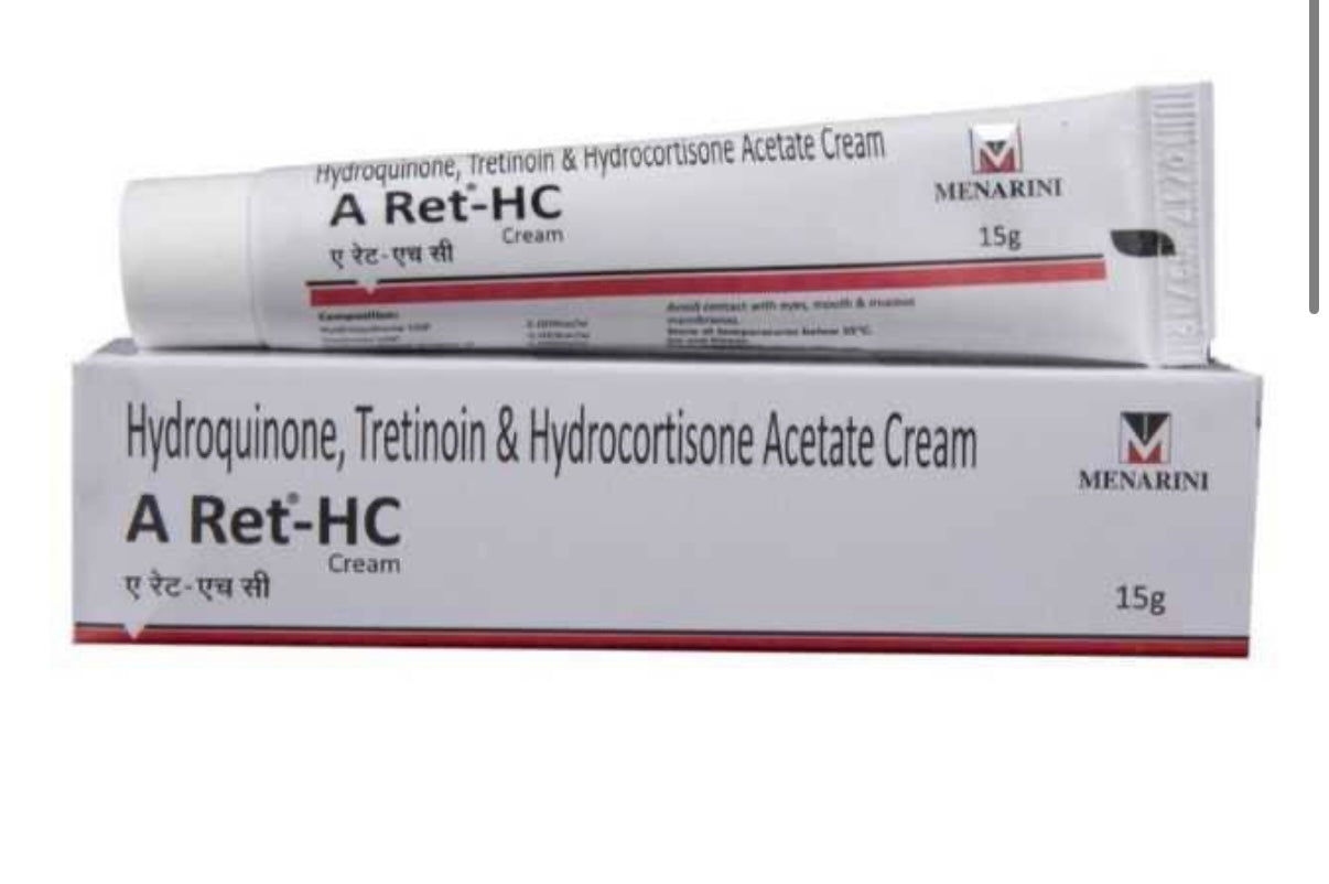 Hydroquinone, Tretinoin & Hydrocortisone Acetate Cream